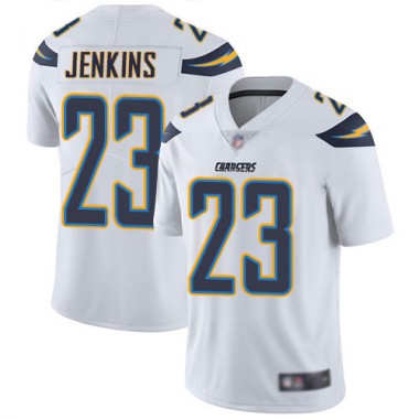 Los Angeles Chargers NFL Football Rayshawn Jenkins White Jersey Youth Limited #23 Road Vapor Untouchable->youth nfl jersey->Youth Jersey